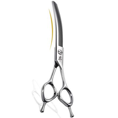 7 Zoll Professionelle Top Grade Japan 440C Fischgräten-Effilierschere für Haustiere Hundepflegewerkzeuge Super Steel Tierhaarschere Werkzeuge