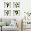 Home Decoration Livingroom Bedroom Greenery Bonsai Wall Stickers Creative Plants Potted 3D Decal