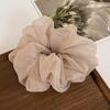 Elástico de Chiffon para Mulheres: Rabo de Cavalo Elegante, Elástico de Cabelo para Coque Fashion, Tiara, Elástico
