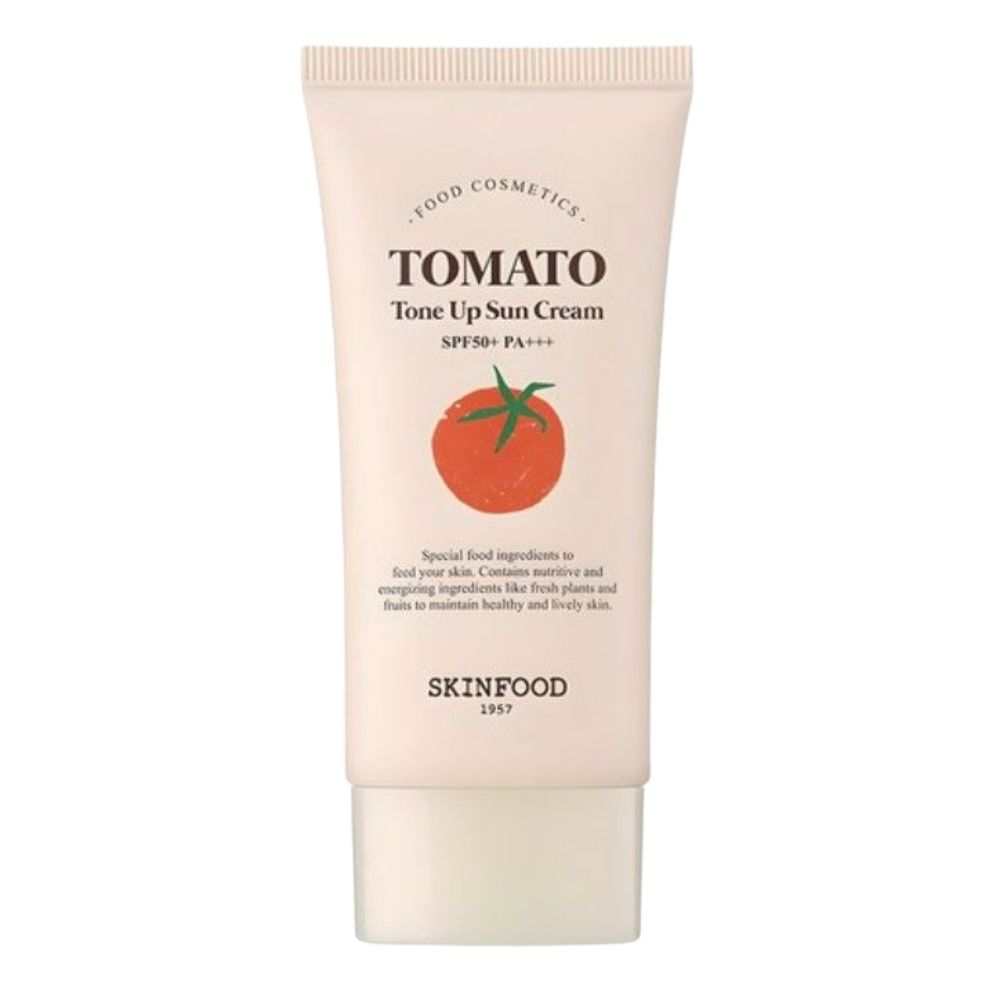 SKINFOOD Tomato Tone Up Sunscreen SPF50+ PA+++ Brightening UV Protection 50ml
