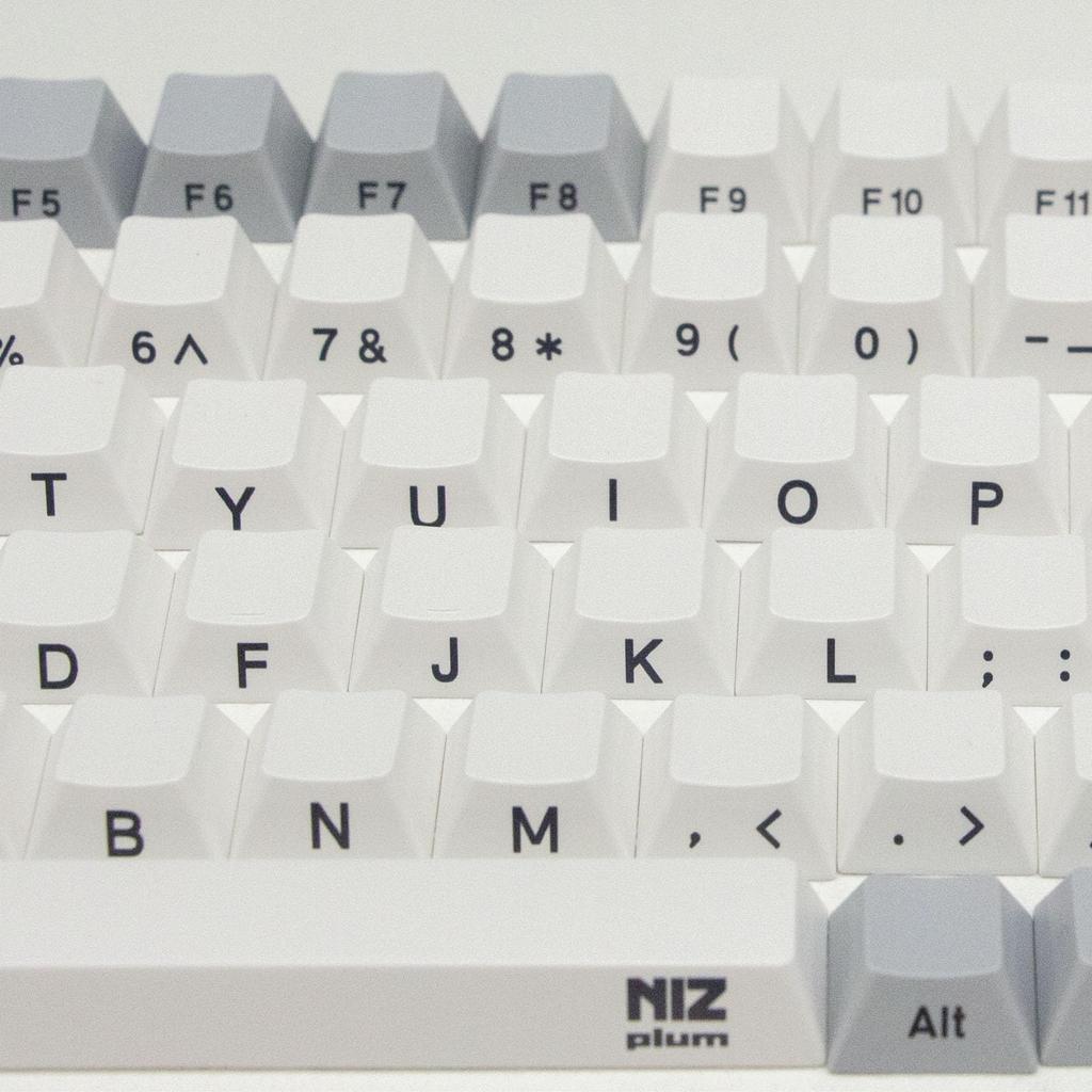 NiZ dedicated keycaps, 84 pieces, side-engraved PBT material (84 keys)