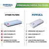 Hepa Airclean 50 Filter Compatible With Miele S4000, S5000, S6000, Complete C2, Complete C3 Vacuum Cleaner Accessories Replace Sf-ha50-sfygv