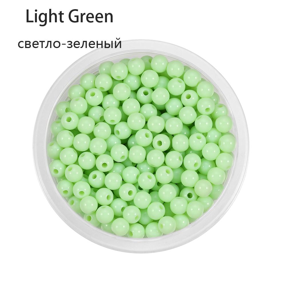 10-200pcs Mixed Acrylic Plastic Smooth Round Ball Spacer Beads 6 8 10 12MM Pick Size For Jewelry Making Accessories