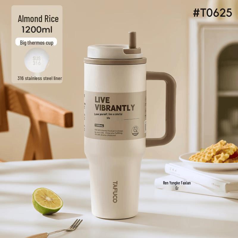 TAFUCO T0625 316SS Dual-Drink Insulated Travel Mug