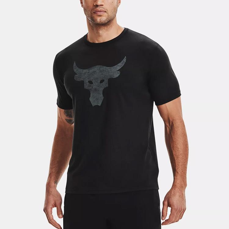 Under Armour Johnson Series Training T-Shirt Men Tops Black 1361733-001