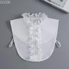 Girls Bowknots Lapel Shirt Detachable Collar Autumn Sweater Blouse Women Fake Collar Girls Removable Shirt Neck False Collar