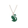 Swan Classic Swan Style Design Necklace Women's Green 5650067