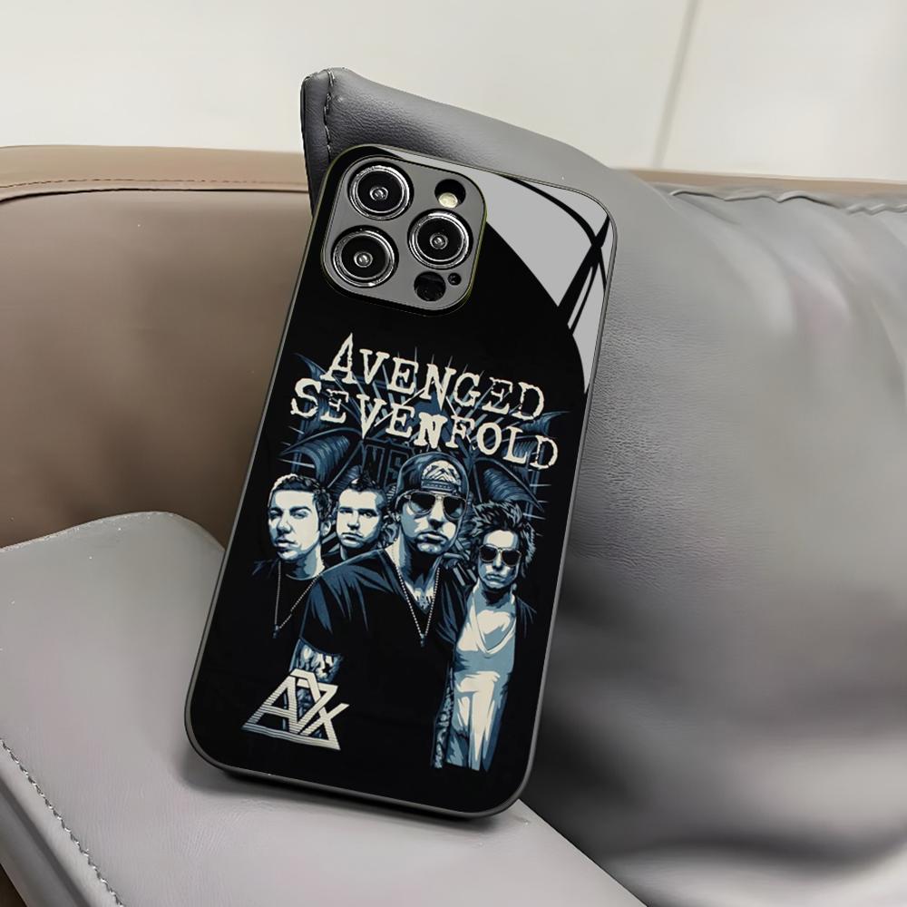 A-Avenged Sevenfold Phone Case for Iphone 17 Air 16 15 14 12 11 13 Pro Max Mini X Xr Xs Puls Black Glass Cover