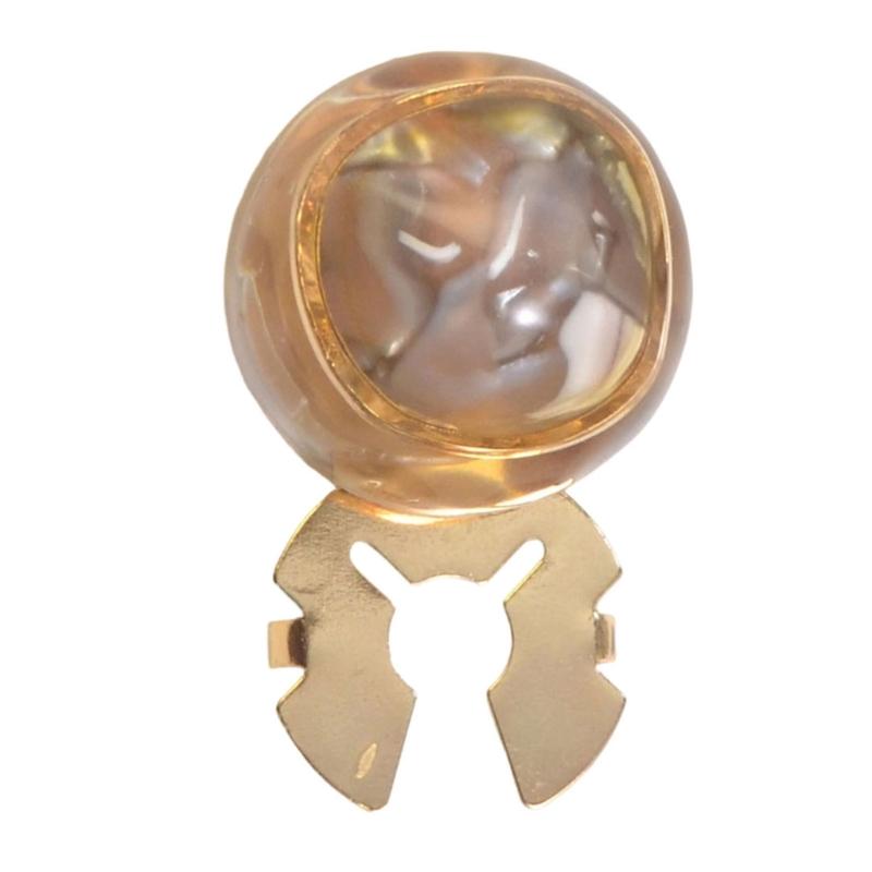 Stylish Marbled Effect Cufflinks Cover Decorative Shirt Cufflinks Cover For Dress Shirt Uniform Clothing Decoration