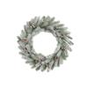 60cm Christmas Wreath Artificial Flower Decoration Wreath Door Hanging Wall Hanging With Lightstrip