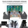 1 Pair Full Fingers Gloves Waterproof Cycling Outdoor Sports Running Motorcycle Ski Touch Screen Fleece For Men Women