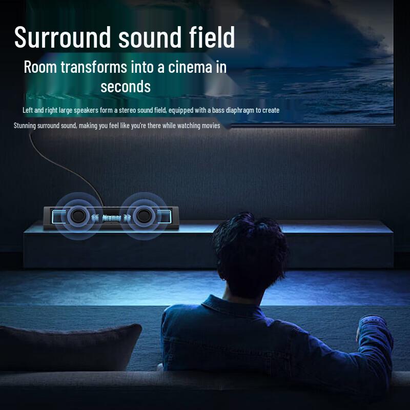 Newman BT518 RGB Gaming Soundbar CN Plug (adapter Included)