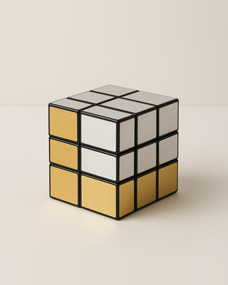 Shengshou Mirror Blocks Cast Coated 3x3x3 Magic Cube Speed Puzzle Cubes Educational Toys for Children Kids