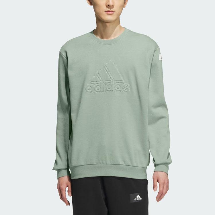 New Adidas Lounge Sweatshirts Men's Dusty Green IK2796