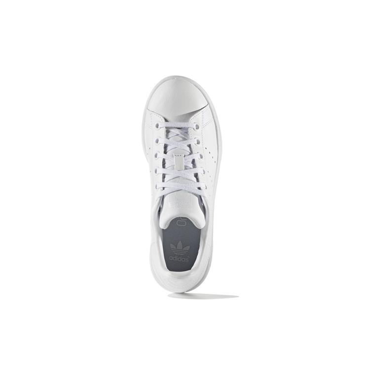 Adidas Originals STAN SMITH J Slip Resistant Abrasion Resistant Low top Kids' Skateboarding Shoes White Teenagers S76330