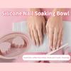 Professional Manicure Hand Soak Basin Silicone Ergonomic Design For Nail Salon Use Waterproof Sturdy Simple Maintenance
