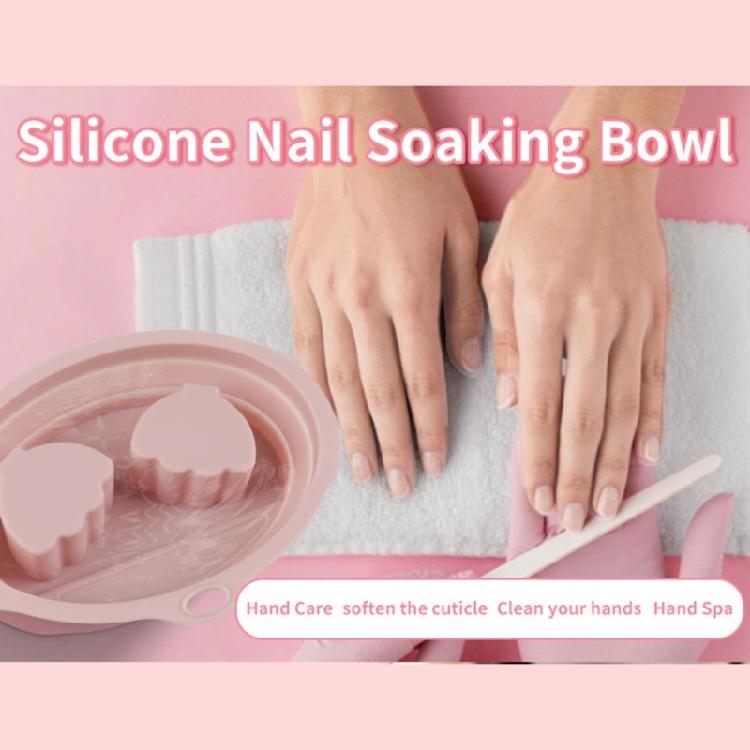 Professional Manicure Hand Soak Basin Silicone Ergonomic Design For Nail Salon Use Waterproof Sturdy Simple Maintenance