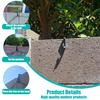 1/2/3/4/5/6/12Pcs Light String Hook Easy Installation No Drilling Lights Cords Banners Hook Weather Resistant Tool-free Light Hook