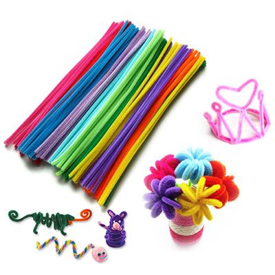 50/100/200ks Barevná kroutící tyčinka Materiály pro DIY řemesla Chenille nadýchaná trubička Plyšová tyčinka Řemeslné potřeby pro ruční výrobu TMZ
