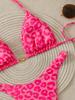 Seksowny Bikini Panterka 2026 Kostium Kąpielowy Damski Trójkątny Kostium Kąpielowy Kobieta Damska Odzież Kąpielowa Zestawy Mikro Bikini Brazylijskie Biquini