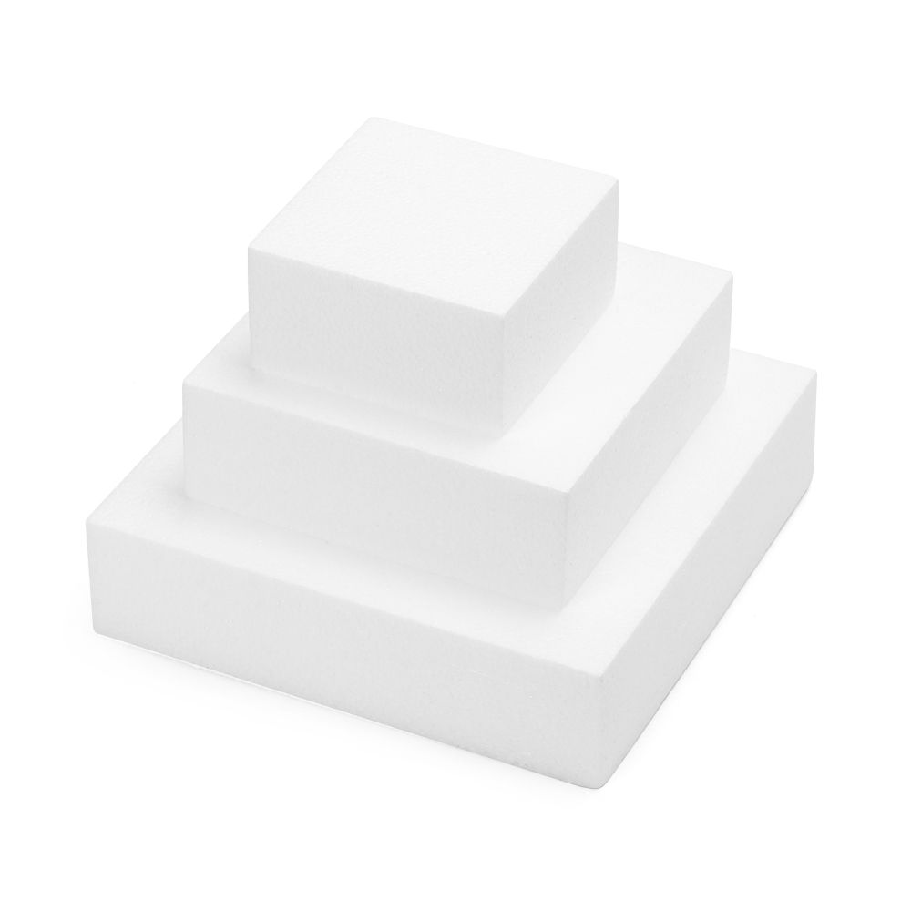 4/6/8/ Inch DIY Bakeware Styrofoam Cake Dummy Foam Cake Mould Baking Mold Practice Model