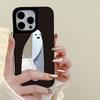 Mirror Phone Case for iPhone 15 11 13 14 for 15 16 Pro Max 12 13 16 Pro Cloud Flower and Animal Cute Style Phone Case