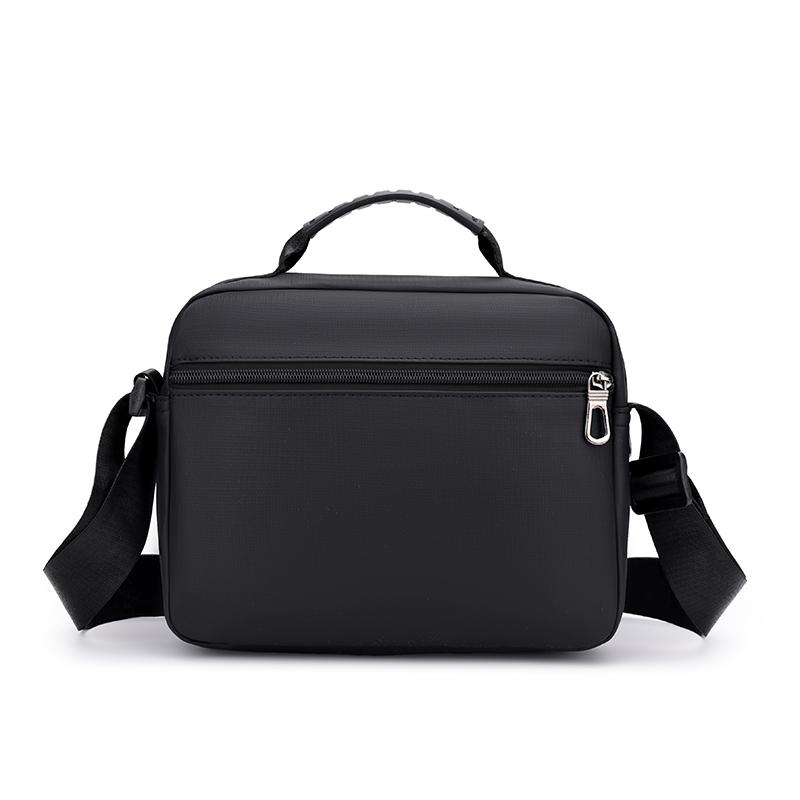 Men's Business Document Bag Lightweight Large Capacity Multi-Compartment Crossbody Bag Commuter Shoulder Bag