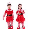 Fröhliches Weihnachts-Elfen-Kleinkind-Outfit für Weihnachtsfeier Claus-Kostüm