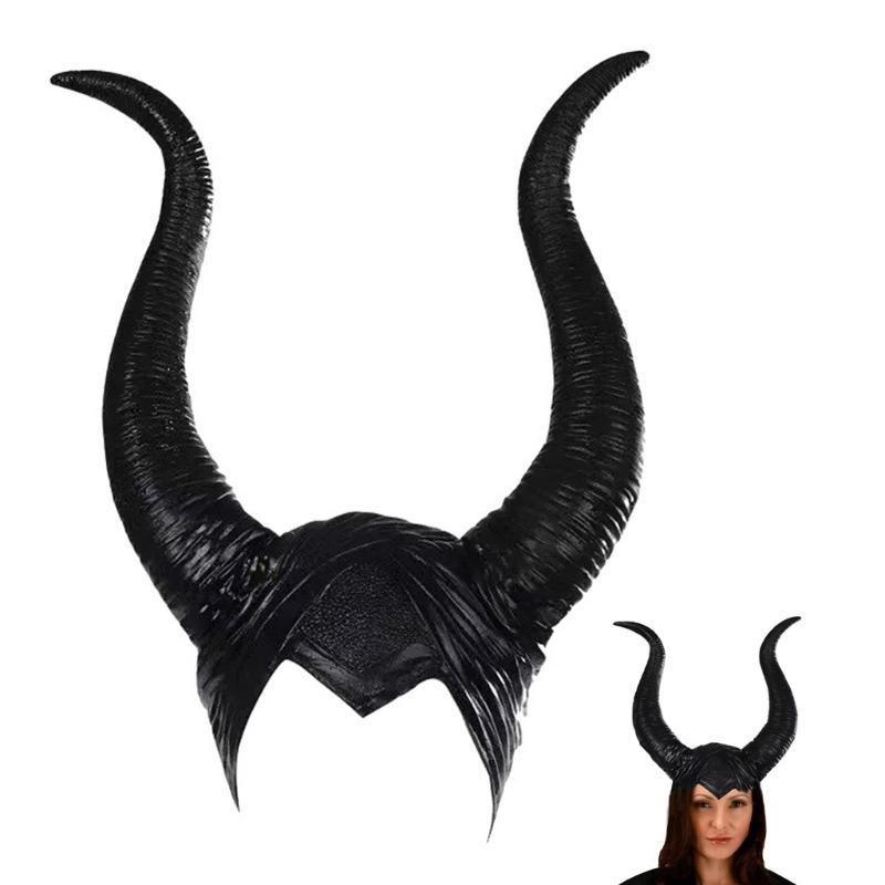 Animal Devil Headbands Unique Pattern Headdress Bull Headpiece Children Headwear for Costume Occasion