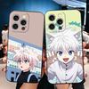 Hunter X-Hunters Cute Soft Phone Case for iPhone 16 16E 17 Air 15 Pro Max 14 Plus 13 Mini 11 12 7 Black Cover Back Shell