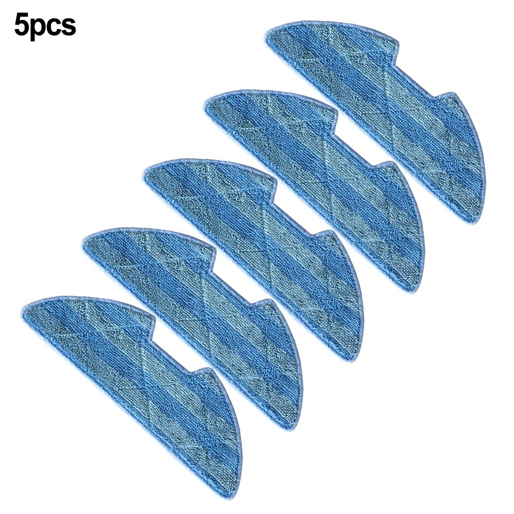 Cleaning Cloth Mop Wipes Cloth Mop Parts Robotic Vacuum Cleaner 5pcs Household Cleaning Attachment Cleaner Pad