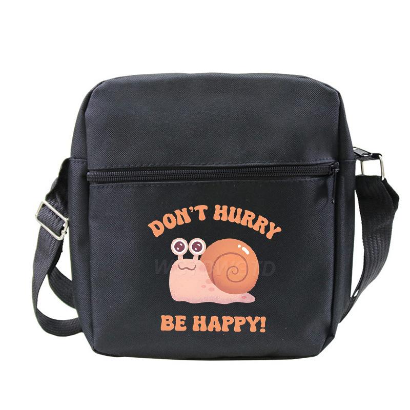 New student fashion shoulder bag personalized printing children's portable multifunctional messenger bag