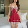 Sexy pajamas women's suspender nightgown nightgown pure desire temperament fashion high sense loungewear