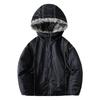 Boys Winter Parka Coat Kids Waterproof Warm Down Jacket Teen Thick Fleece Lined Outerwear