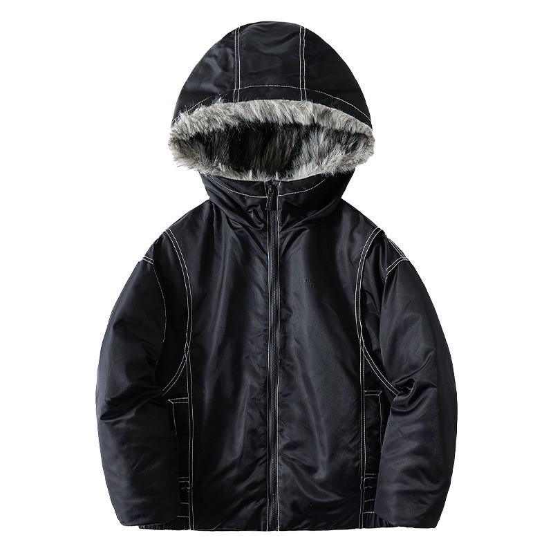 Boys Winter Parka Coat Kids Waterproof Warm Down Jacket Teen Thick Fleece Lined Outerwear