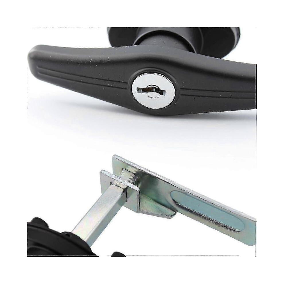 T-Handle Lock for Truck Cap Truck Canopy Camper Shell, Keyed Alike, Fit for