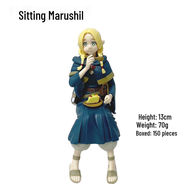 Marcille Leoos Sitting Pose Figure - Dungeon Meshi Anime Ornament Prize Merchandise