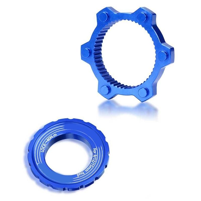 Road Bike Hub Center Lock To 6 Hole Adapter Bicycles Center Lock Adapter with Lock Rings 6 Pin Disc Brake Bicycles Part