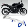 Motorrad Aluminiumlegierung Seitenständer Stativrahmen Parkfüße Ständer B05026(blau)