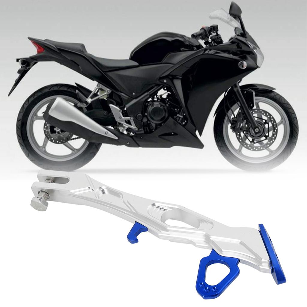 Motorrad Aluminiumlegierung Seitenständer Stativrahmen Parkfüße Ständer B05026(blau)
