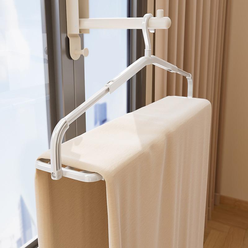 Stendibiancheria Multi-Funzionale Retrattile per Balcone/Stanza dello Studente – Asciugatura Antiscivolo per Trapunte, Lenzuola e Copripiumini
