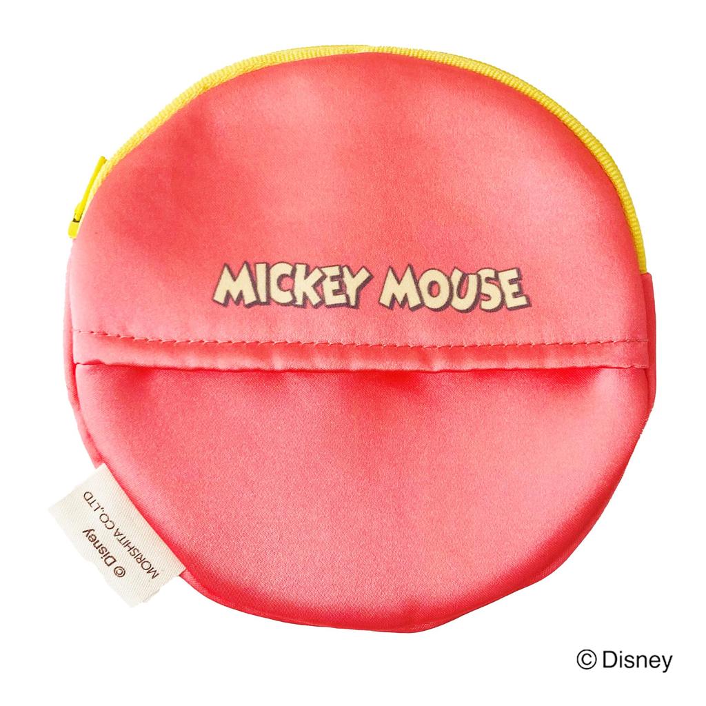 MORIPiLO Mickey Mouse Tissue Disney Small Item Plush 13x13cm Disney Morishita Pillow Case, Merchandise, Case, Pouch, Cute, (Retro Red), Character,