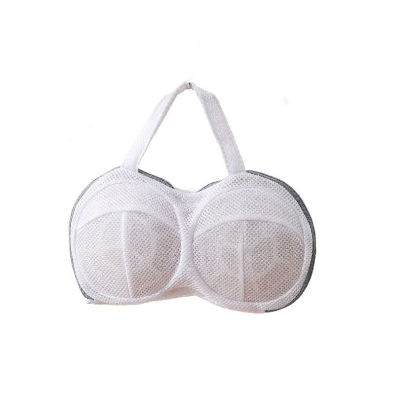 Women's Portable Thickened Mesh Lingerie Bag for Laundry