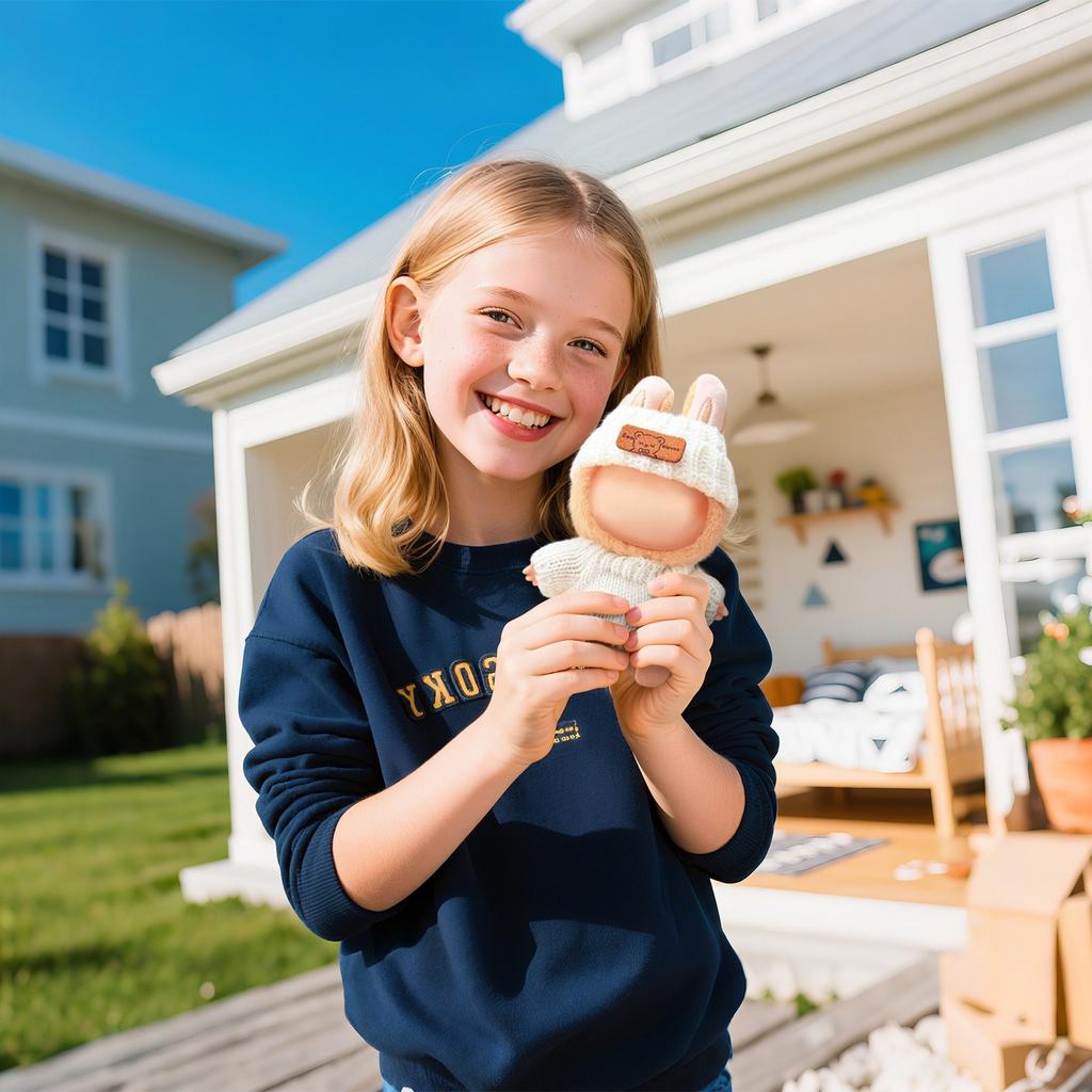 Just The Clothes Bear Gloves Sit And Sit Party Doll Costume, Universal Doll Costume, Full Of Love, Sweater Set, Cute