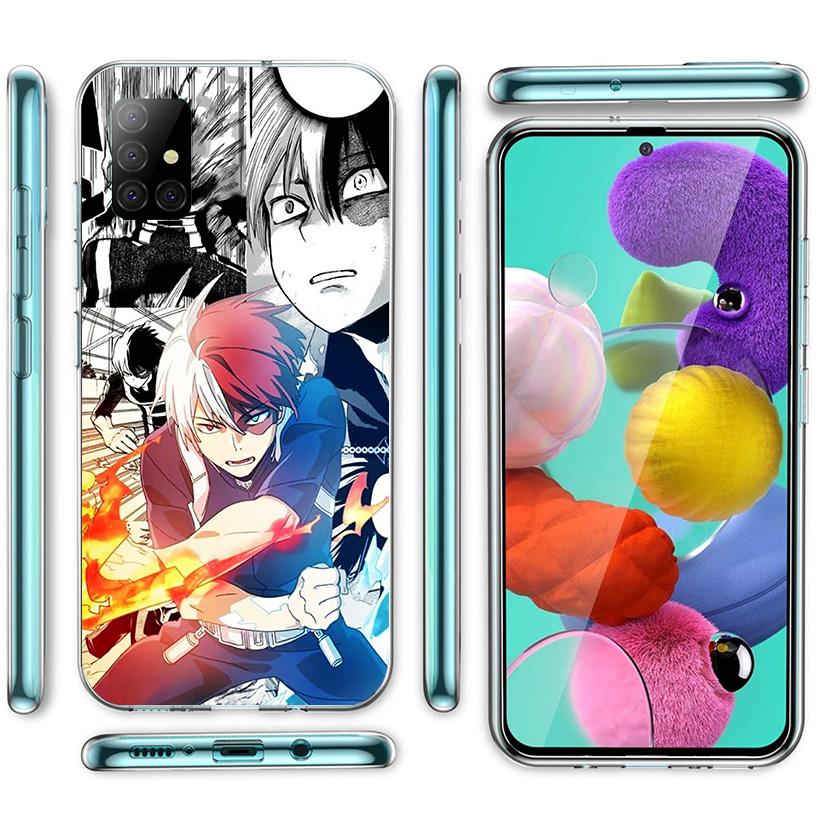 My Hero Deku Cover Phone Case For Samsung Galaxy A12 A22 A32 A52 A72 A02S Phone Case Note 20 Ultra 10 S10 Plus A51 A71 A50S A20S
