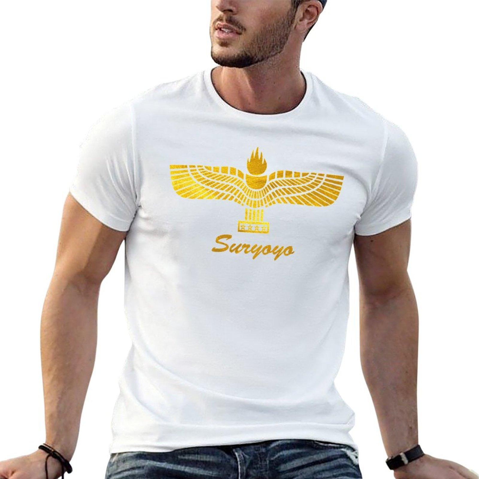 

Suryoyo logo T-Shirt korean fashion vintage compression shirt men 4XL