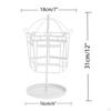 Rotary Jewelry Display Stand Organizer Necklace High Capacity Creative Metal Organize