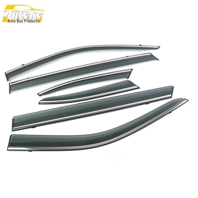 

22 Highlander 3D Stainless Steel Rain Guard Bright Strip Decorative Car Sticker