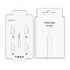 4 Pack Replacement Pencil Tips for Apple Pencil 1st / 2nd Soft Hard Double-layered Ipad Stylus Nibs