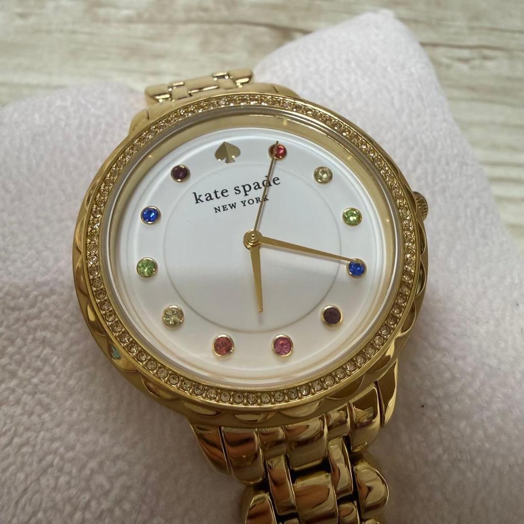 Used kate spade MORNINGSIDE KSW1726 gold watch